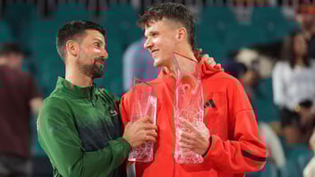 Djokovic and Mensik 
