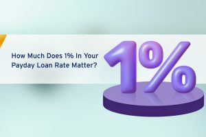 1% in payday loans rate matter