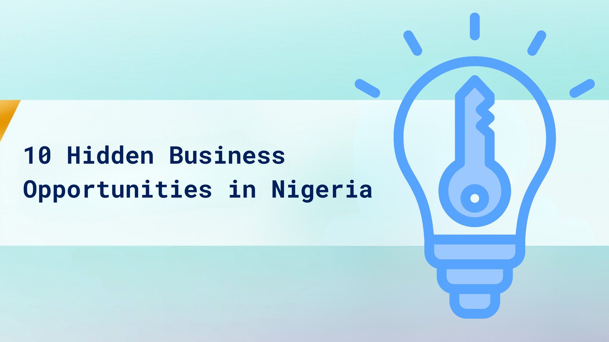 10 Hidden Business Opportunities in Nigeria cover
