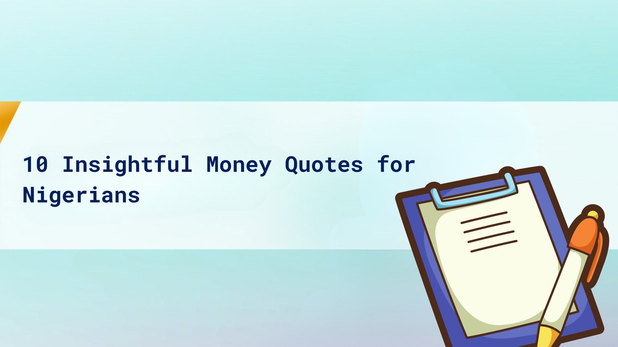 10 Insightful Money Quotes for Nigerians cover