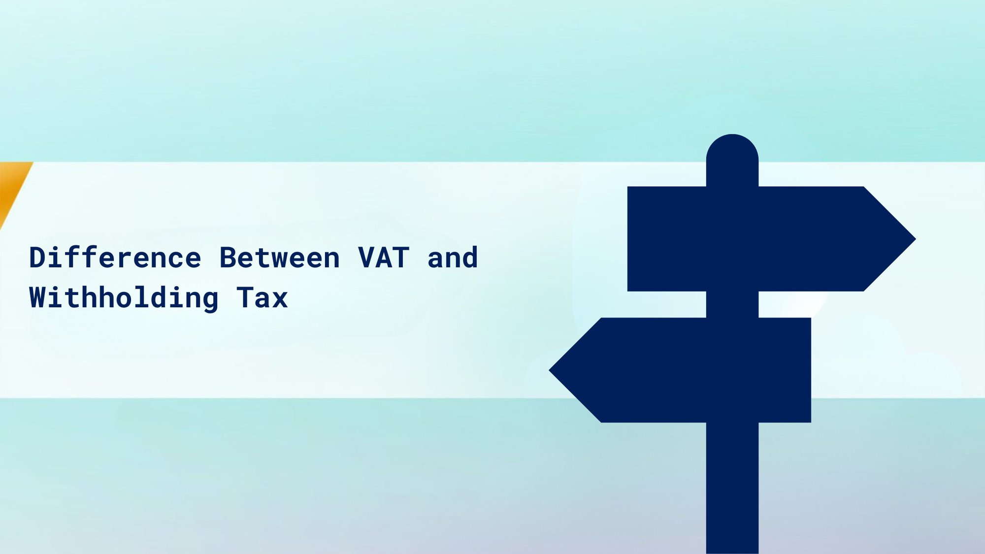 Difference Between VAT and Withholding Tax cover