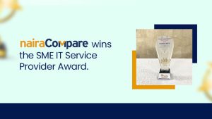 Suretree's nairaCompare Wins SME IT Service Provider Award at 2024 Nigeria National SME Business Awards cover